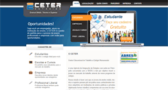 Desktop Screenshot of ceterestagios.org.br