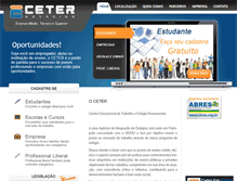 Tablet Screenshot of ceterestagios.org.br